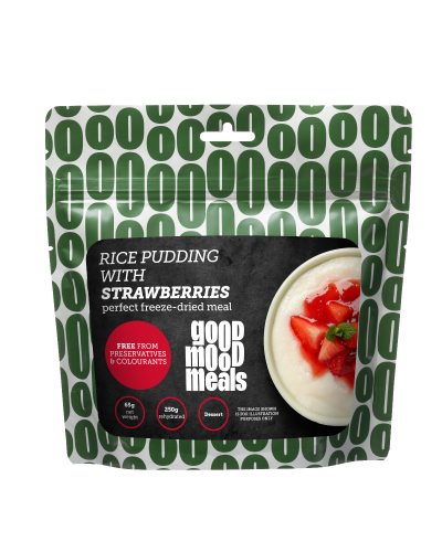 RICE PUDDING WITH STRAWBERRIES