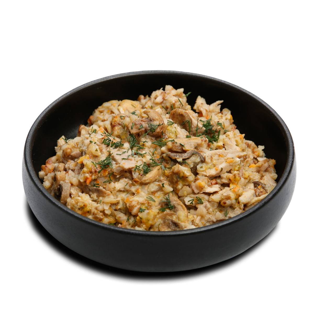Buchweizeneintopf mit Schweinefleisch und Pilzen – Bild 2