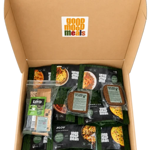 Good Mood Meals 72-Hour Meal Kit Freeze-dried meals and snacks