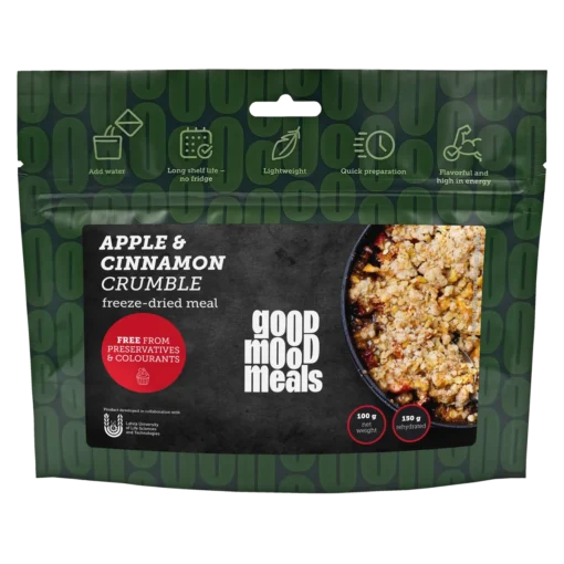 Good Mood Meals freeze-dried apple crumble
