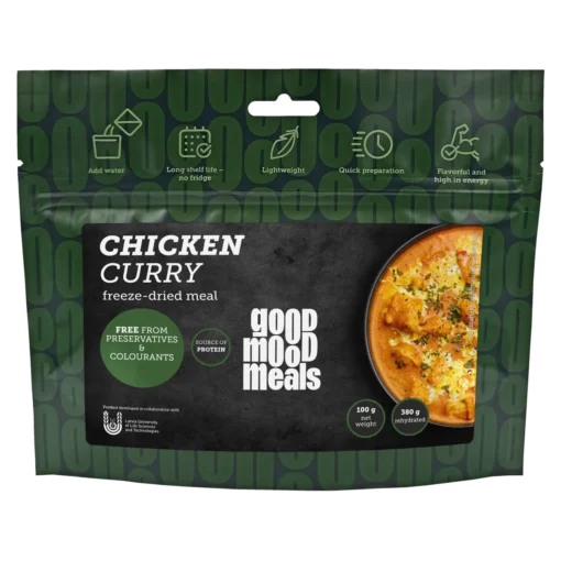 Good Mood Meals Freeze-Dried Chicken Curry
