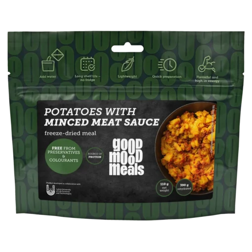 Good Mood Meals Freeze-Dried Potatoes With Minced Meat Sauce