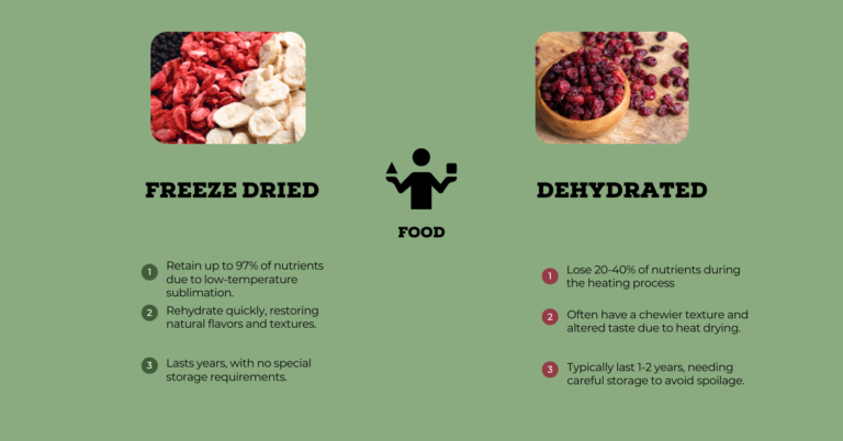 Freeze-Dried Meals vs. Dehydrated Meals: What Sets Them Apart?