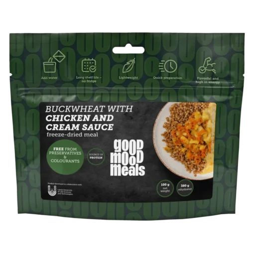 buckwheat with chicken cream Sauce freeze-dried meal