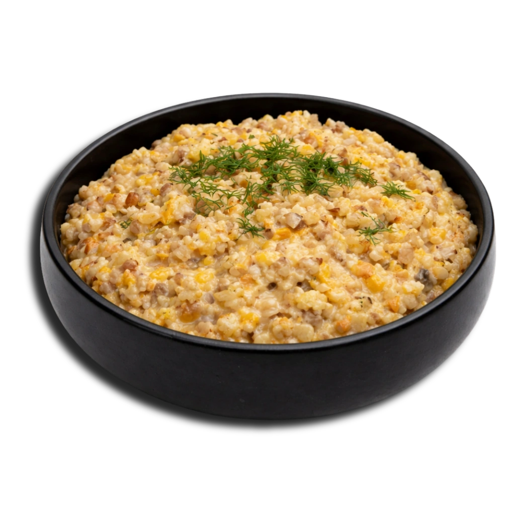 Good Mood Meals Buckwheat with chicken and cream sauce