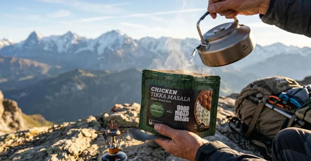 Good Mood Meals How to prepareGood Mood Meals and steaming pot of water