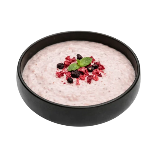 Good Mood Meals Rice pudding with Chia, Berries and Protein